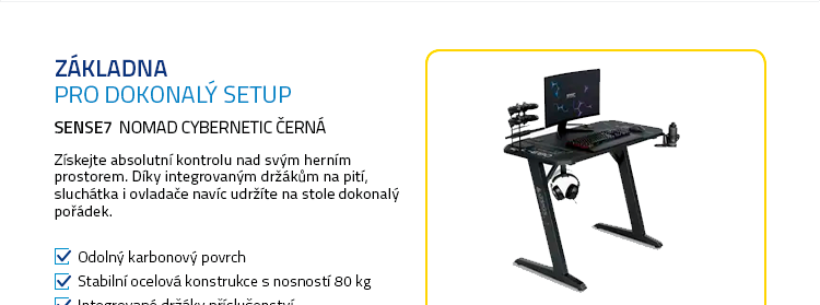 SENSE7 Nomad Cybernetic černá