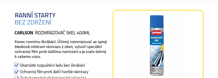 Carlson Rozmrazovač skel 400ml