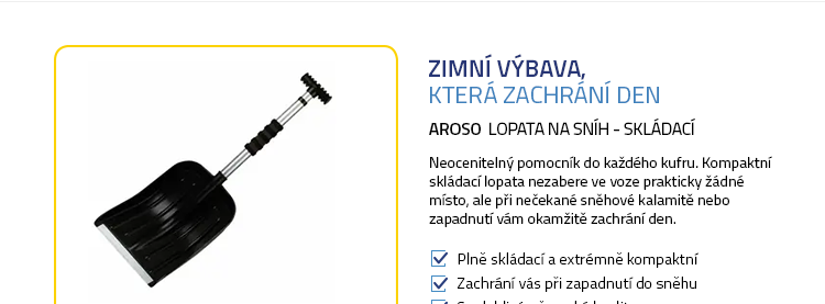 Aroso Lopata na sníh - skládací